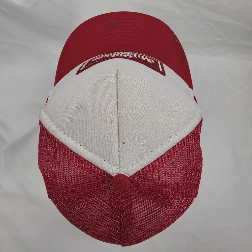 Vintage Old Milwaukee Beer Trucker Hat Snapback Foam Front Made In Taiwan Cap